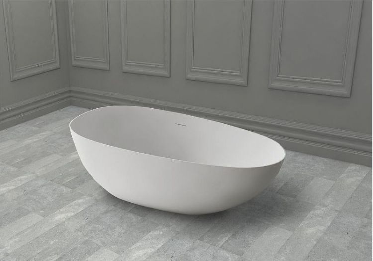 Ванна из искусственного камня Abber Stein 160x75 AS9611-1.6 без гидромассажа Ванна из искусственного камня Abber Stein 160x75 AS9611-1.6 без гидромассажа