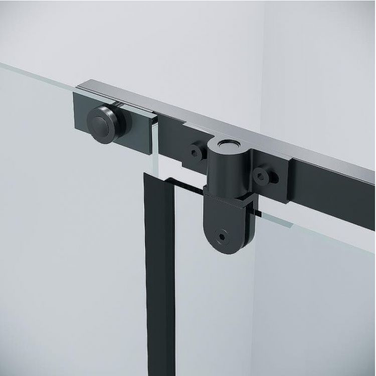 Душевая дверь Grossman Pragma 110 100.K33.03.110.21.00 профиль Черный матовый стекло прозрачное