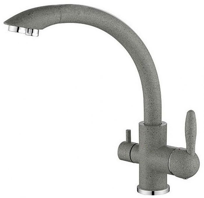 Смеситель для кухни Paulmark Essen Es213001-310 Серый