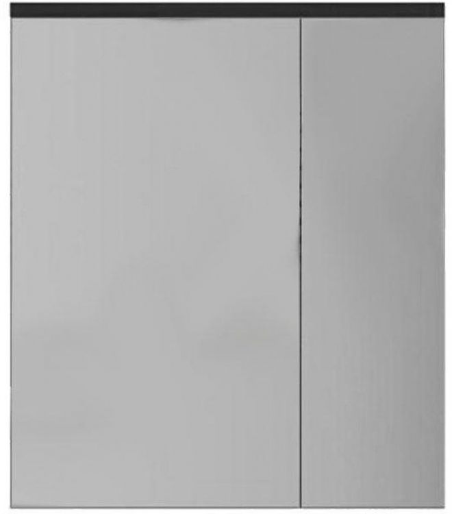 Зеркальный шкаф Roca Ronda 70 ZRU9302969 с подсветкой Белый глянец Антрацит