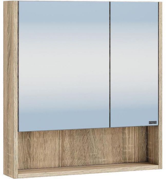 Зеркальный шкаф СанТа Мира 60 700404 Янтарное дерево