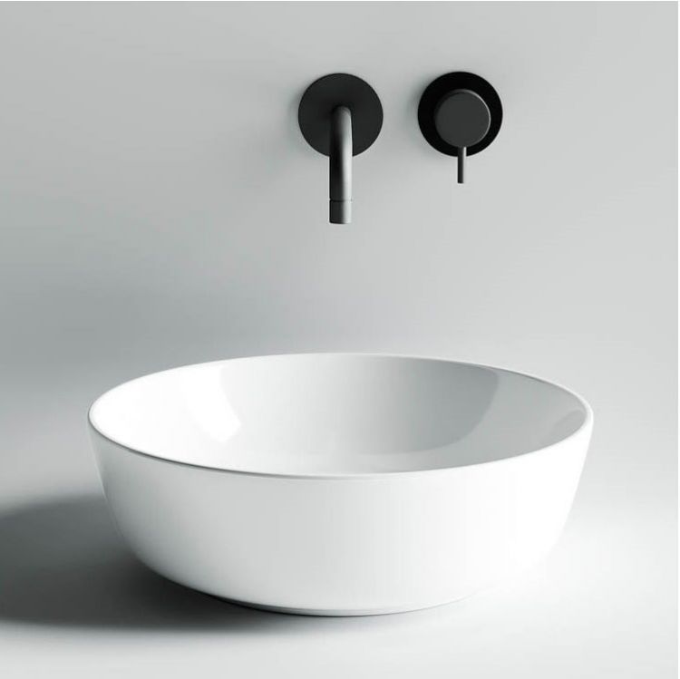 Умывальник чаша SANCOS Element накладная круглая 415x415x135мм, CN6013