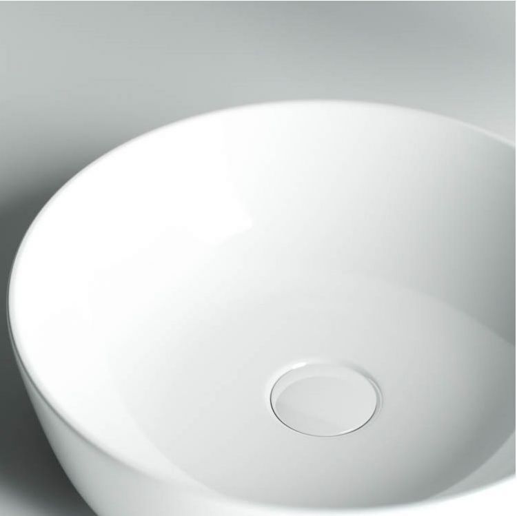 Умывальник чаша SANCOS Element накладная круглая 415x415x135мм, CN6013