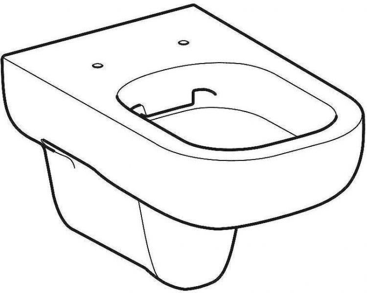 Унитаз Geberit Smyle 500.210.01.1 без сиденья
