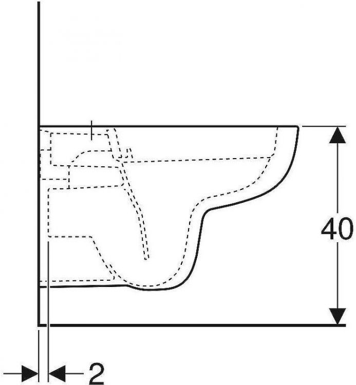 Унитаз Geberit Smyle 500.210.01.1 без сиденья
