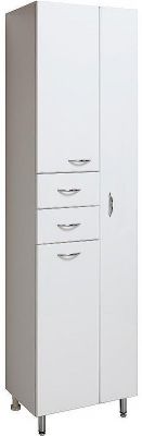 Шкаф пенал Runo Эконом 50 R 00000000135 Белый