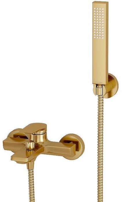 Смеситель для ванны WasserKRAFT Aisch 5501 Золото матовое