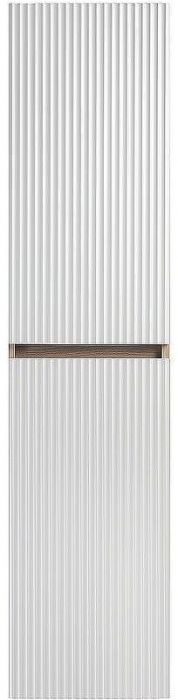 Шкаф пенал Runo Модена 35 00-00001423 подвесной Крафтовый дуб Белый