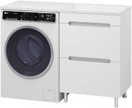 Тумба с раковиной Misty Байкал 120 R УТ000014751 Белая