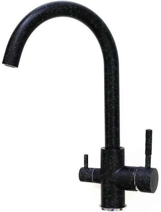 Смеситель для кухни Viko V-5124 Черный мрамор