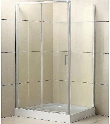 Душевой уголок BelBagno Uno 120х90 UNO-AH-1-120/90-C-Cr профиль Хром стекло прозрачное