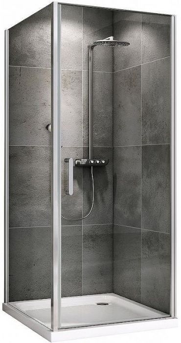 Душевой уголок Abber Sonnenstrand 90x75 AG04090-S75 профиль Хром стекло прозрачное