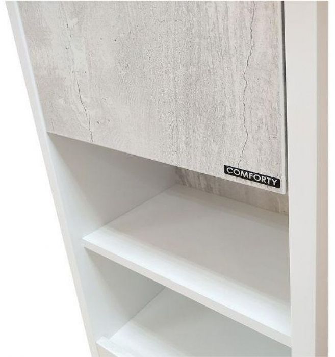 Шкаф пенал Comforty Женева 35 00004137139 подвесной Дуб белый