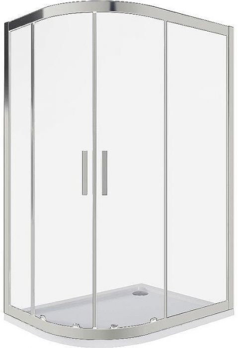 Душевой уголок Good Door Cofe R-120-C-CH 120x80 КФ00024 профиль Хром стекло прозрачное