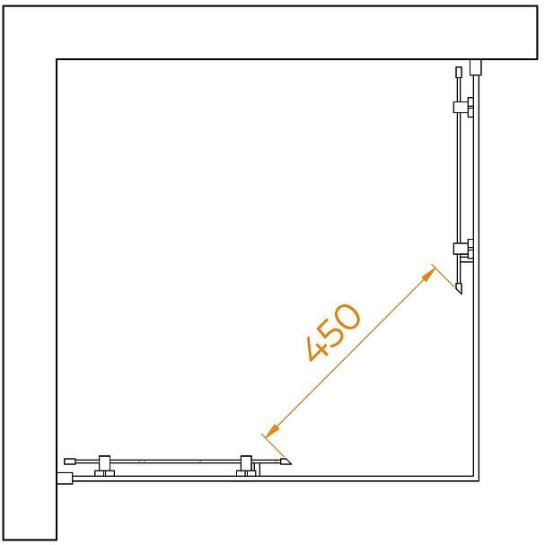Душевой уголок RGW Passage PA-030 80x80 3508103088-11 профиль Хром стекло прозрачное Душевой уголок RGW Passage PA-030 80x80 3508103088-11 профиль Хром стекло прозрачное