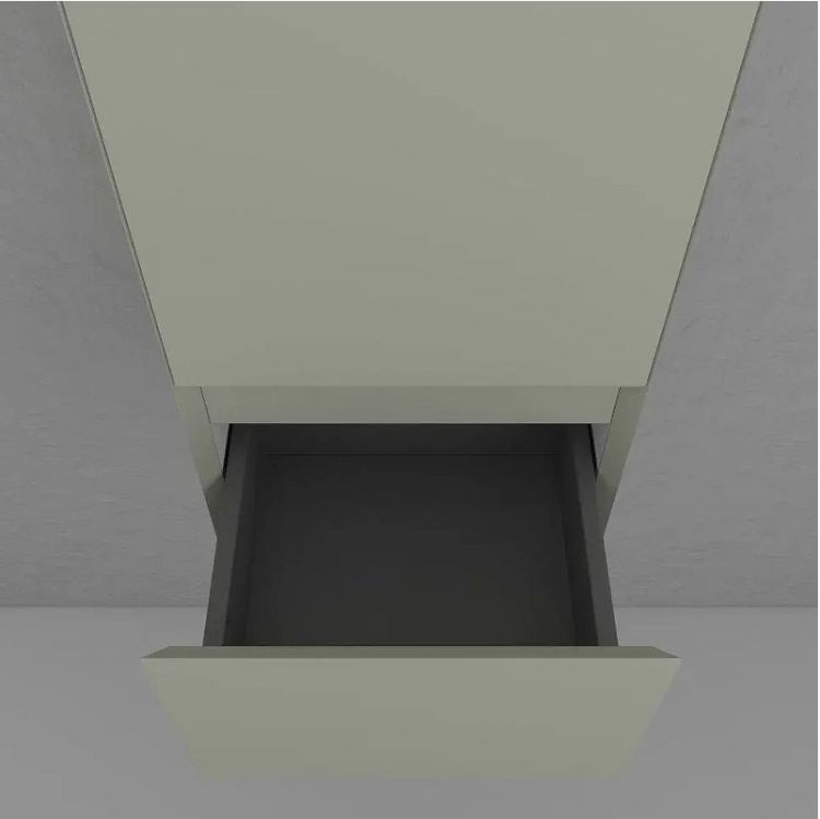 Шкаф пенал Style Line Манхэттен 36 ЛС-00002382 подвесной цвет Олива