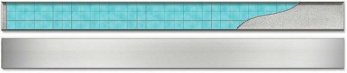 Душевой лоток Azario AZ-CH 850 K с решеткой Klasik