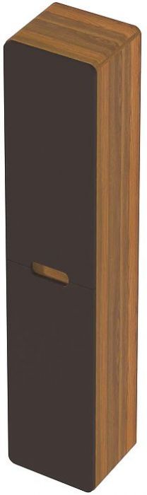 Шкаф пенал 1MarKa Vortex 35П Ц0000033027 подвесной цвет Орех ноче тортона Монолит найт