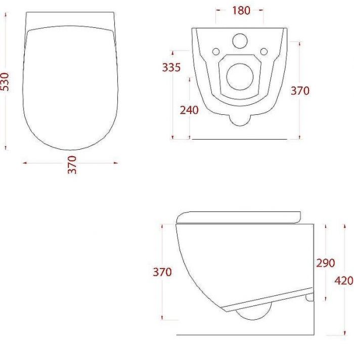 Унитаз Artceram File 2.0 FLV004 43 00 подвесной Green foresta без сиденья