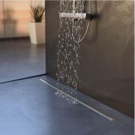 Душевой лоток Veconi Slim Line 800 V800SL с решеткой цвет Хром матовый / под плитку