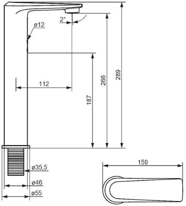 Смеситель для раковины Damixa Jupiter 770280000 Хром