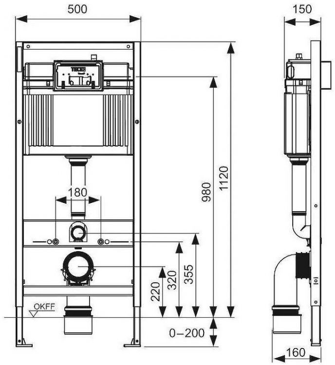 Комплект унитаза Avimano Promotion 1000080 с инсталляцией Tece Now 9400414 с сиденьем Микролифт и Черной матовой клавишей смыва Комплект унитаза Avimano Promotion 1000080 с инсталляцией Tece Now 9400414 с сиденьем Микролифт и Черной матовой клавишей смыва