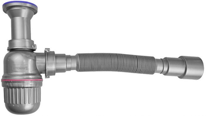 Сифон для раковины Bettoserb 125321 цвет Серый