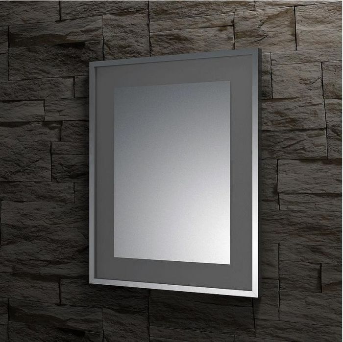 Зеркало Evoform Ledside 90х90 Сталь
