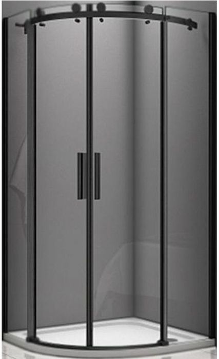 Душевой уголок Good Door Galaxy R-TD-90-C-B 90x90 профиль Черный стекло прозрачное