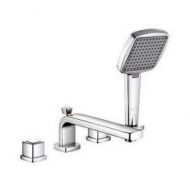 Смеситель двухвентильный Kludi Q-Beo 504240542 DN 15, для ванны и душа