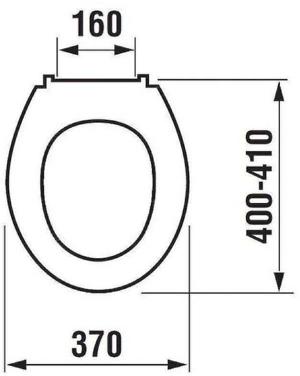 Сиденье для унитаза Jika Lyra 8.9251.5.300.000.1 Белое
