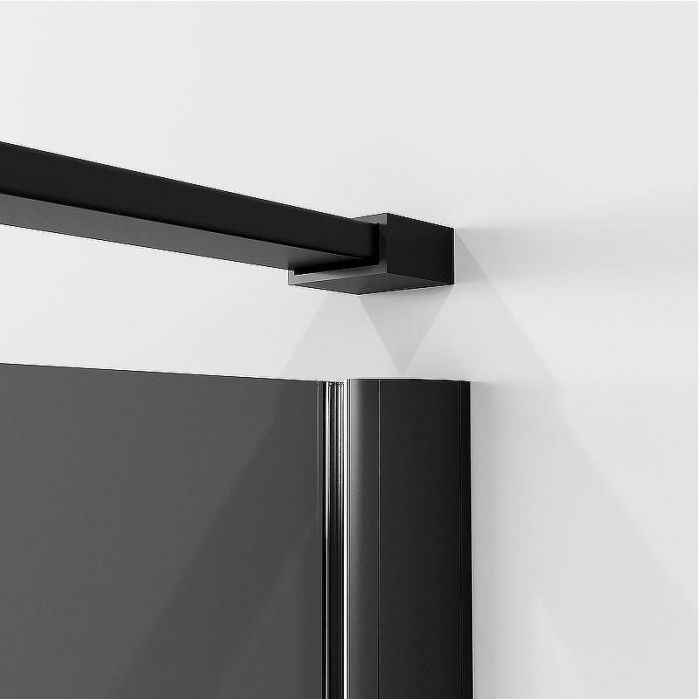 Душевой уголок Niagara Nova 90х90 NG-2831-34BLACK профиль Черный матовый стекло тонированное