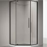 Душевой уголок Veconi Rovigo RV35B 90х90 RV35B-90-01-C7 профиль Черный матовый стекло прозрачное