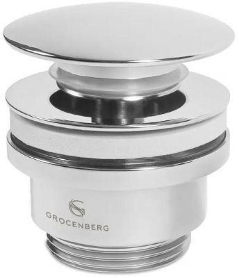 Донный клапан Grocenberg GB106CR click-clack Хром