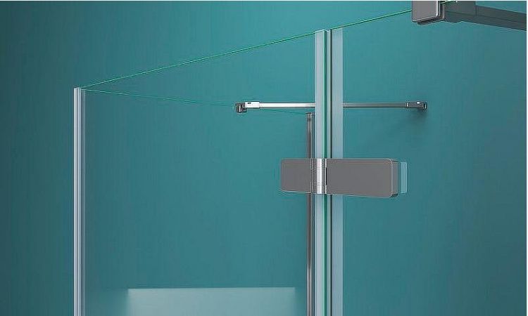 Душевой уголок BelBagno Kraft 100х90 KRAFT-AH-12-100/90-C-Cr-R профиль Хром стекло прозрачное