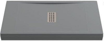 Душевой поддон из искусственного камня Creto Etna 140x80 2-0016 Серый