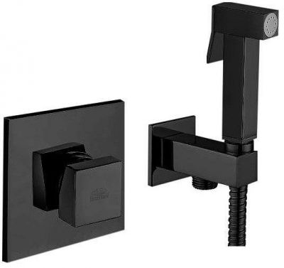 Гигиенический душ со смесителем Paffoni KITDUP112NO цвет Черный матовый