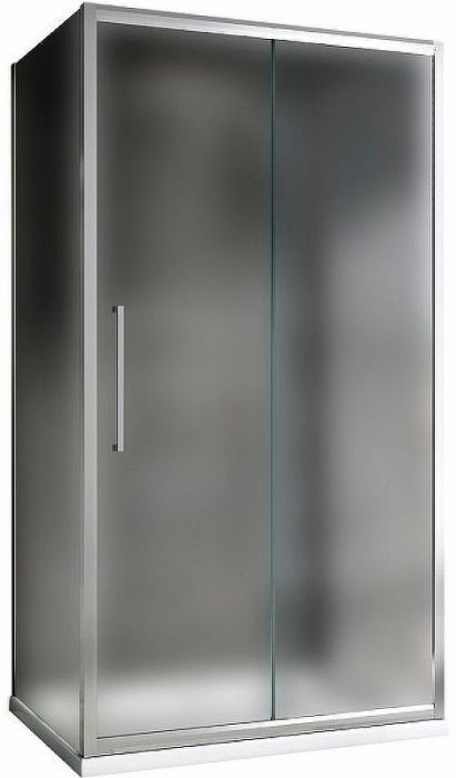 Душевой уголок Abber Schwarzer Diamant 120x80 AG30120MH-S80M-S80M профиль Хром стекло матовое