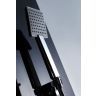 Душевая кабина Orans SR-89102RS черная, с баней