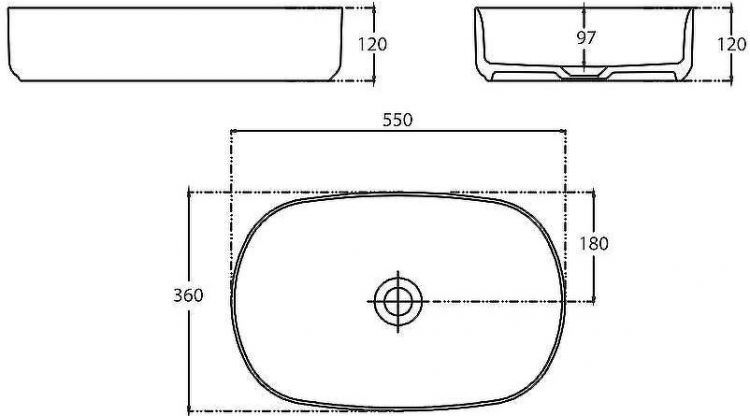 Раковина-чаша Allen Brau Fantasy 55 4.11022.SM Розовая