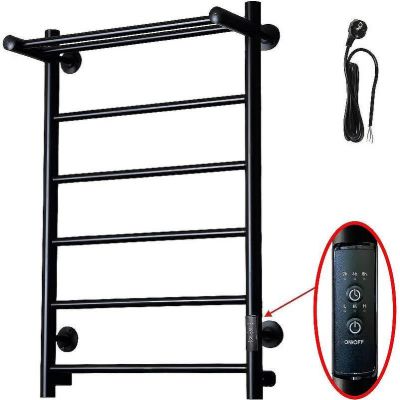 Электрический полотенцесушитель Тругор Аспект ПЭК 1П СП 80x50 с полкой Черный