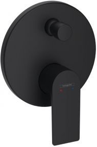 Hansgrohe Rebris E Смеситель для ванны, встраиваемый, цвет: черный матовый