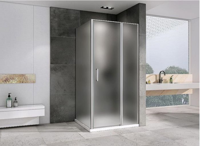 Душевой уголок Abber Sonnenstrand 110х70 AG04110MS-S70M профиль Хром стекло матовое