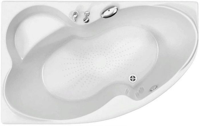 Акриловая ванна BellSan Индиго 160x105 R 4627171531261 с гидромассажем