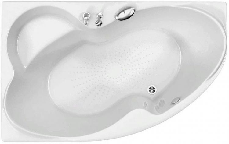 Акриловая ванна BellSan Индиго 160x105 R 4627171531261 с гидромассажем