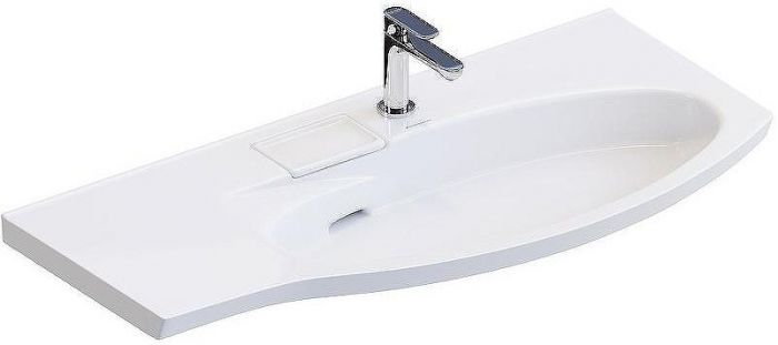 Раковина Kerama Marazzi Riva 100 R RV.wb.100Rh Белая глянцевая