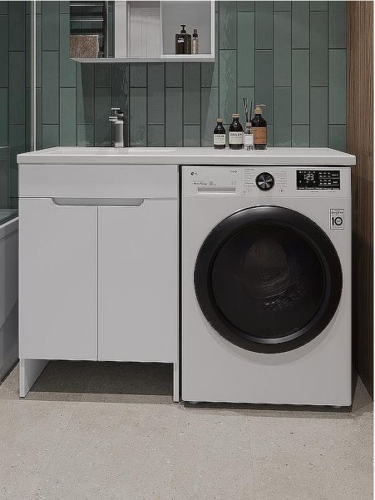 Тумба с раковиной Orange Kandy 120 L OPKD-120TUW+RAL Белый глянец