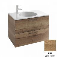 Тумба для комплекта 80 см Jacob Delafon Odeon Rive Gauche EB2522-R5-E52 дуб табак, ручки хром Тумба для комплекта 80 см Jacob Delafon Odeon Rive Gauche EB2522-R5-E52 дуб табак, ручки хром