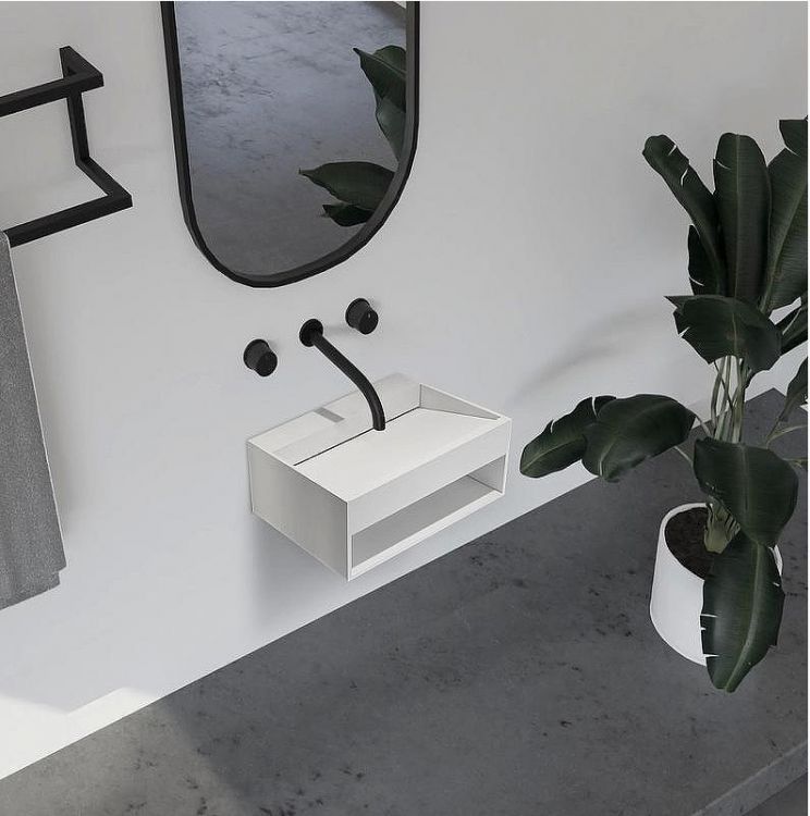 Раковина Abber Stein 60 AS2645-0.6 Белая матовая