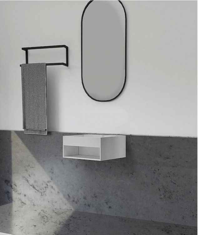 Раковина Abber Stein 60 AS2645-0.6 Белая матовая